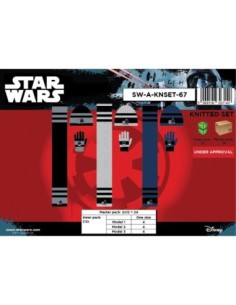 Set 3 pezzi Star Wars CAPPELLO + GUANTI + SCIARPA Star Wars - New d... 2