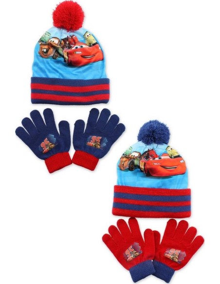Set 2 pezzi cappello + guanti Cars Disney - New discount.com