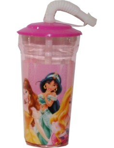 Verre Paille Princesse Disney - New discount.com
