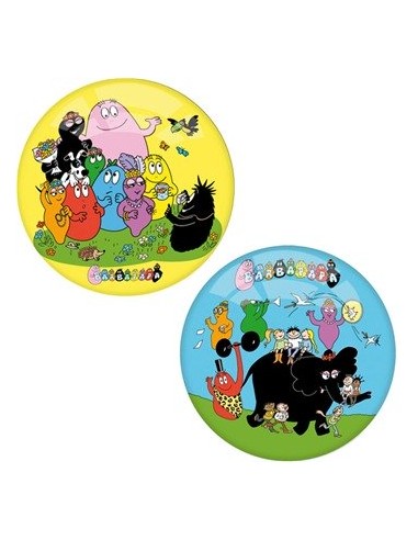 BALLON BARBAPAPA 2 MODELES JAUNE BLEU 14 CM P - New discount.com