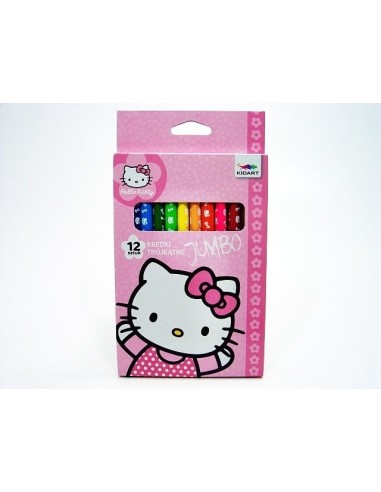 Caja de 12 lápices de colores Hello Kitty -New discount.com