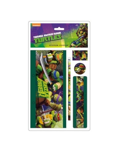 Set Papeterie Tortues Ninja 5 pieces  - New discount.com