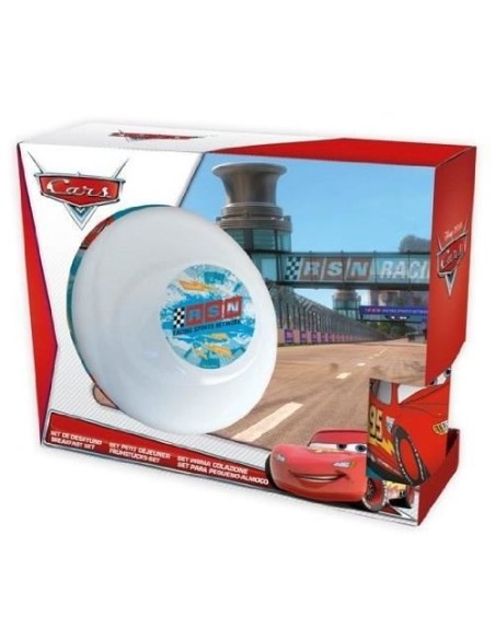 Set petit déjeuner 3 pièces mug - bol et assiette cars disney - New...
