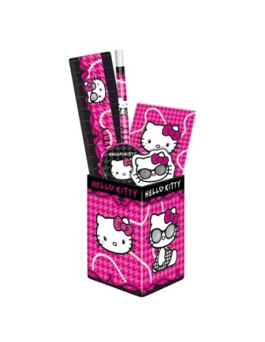 HELLO KITTY PENTOLA POT + FORNITURE SCOLASTICHE - New discount.com