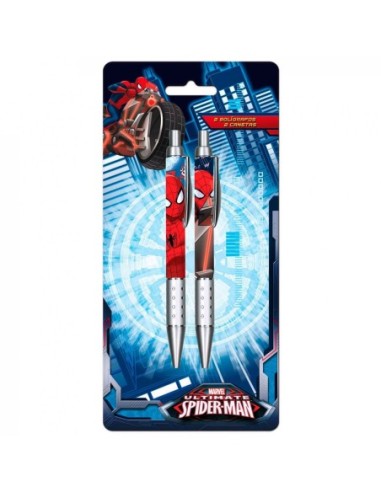 Bolígrafos retráctiles Spiderman -New discount.com