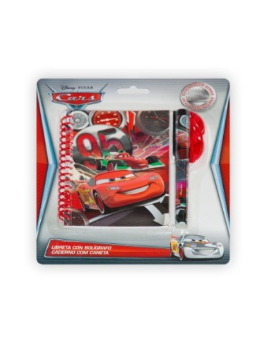 Kit cahier et stylo Cars - New discount.com