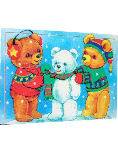 Puzzle-wooden - Bear -, New discount.com, Nouveautés chez new disco...