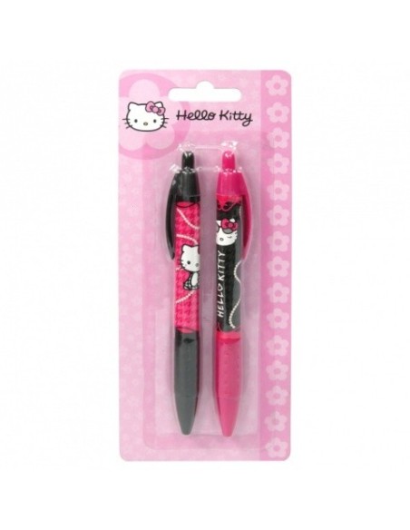 Hello kitty - Blister de 2 Stylos Hello Kitty - New discount.com