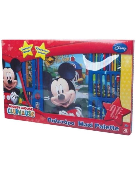 Kit De Loisirs Créatifs - Mickey Maxi Palette À Dessin - New discou...