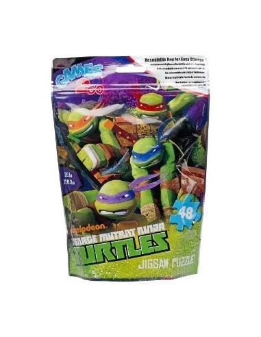 Puzzle Tortues Ninja sachet 48 pièces - New discount.com