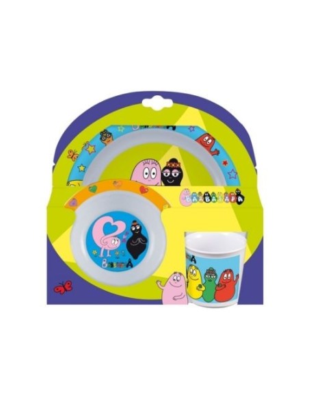 Set Vaisselle 3 pièces Barbapapa - New discount.com