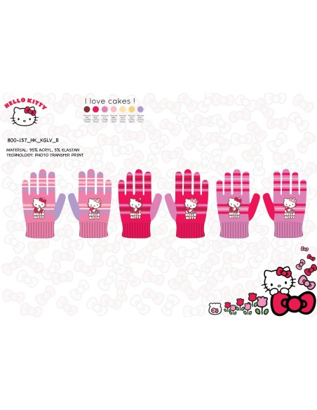 Hello Kitty Gloves - 800-157 - New discount.com