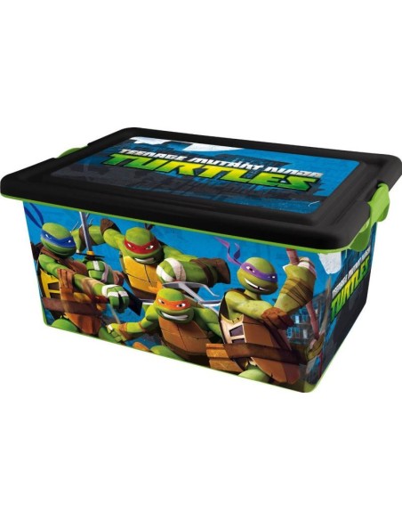 Boite de rangement 23L Tortues Ninja - New discount.com