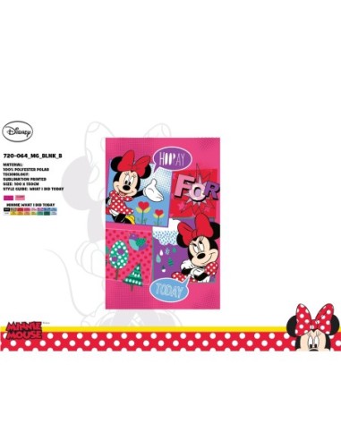 Plaid polaire Minnie Disney - 120 X140 cm - 720-064 - New discount.com