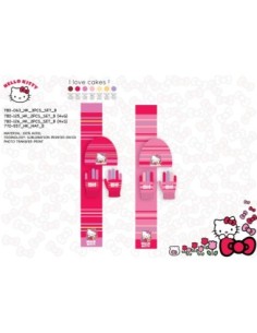 Set 3 Pièces - Hello Kitty - Bonnet, Gants et écharpe Hello Kitty -... 2