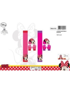 Set 3 pezzi -Minnie Disney - Principessa Minnie Disney Beanie, guan... 2