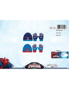 Juego de guantes y gorro de Spiderman -780-142 -New discount.com 2