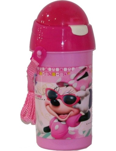 GOURDE AUTOMATIQUE MINNIE DISNEY 500ML, SYSTÈME ANTI GOUTTE - New d...