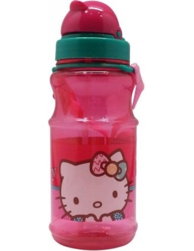 GOURDE HELLO KIITY 500ML, SYSTÈME ANTI GOUTTE - New discount.com