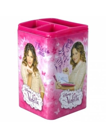 VIOLETTA - POT A CRAYON STYLOS - NOUVEAUTE DISNEY - New discount.com