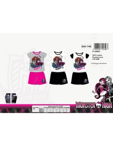 Pigiama corto Monster High 830-748 - New discount.com