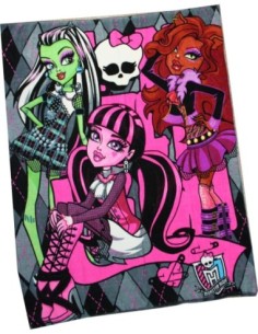 Couverture coral fleece - Monster High -Très doux -New discount.com 2