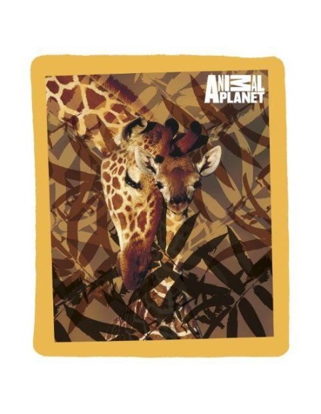 Plaid Polaire Animal planet Giraffe - 130 x 160 cm - New discount.com