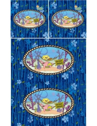 Ornamento COPRIPIUMINO Sponge bob 140x200cm e Sponge Bob cover -3 -...