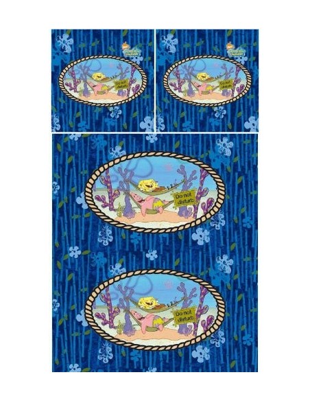 Ornamento COPRIPIUMINO Sponge bob 140x200cm e Sponge Bob cover -3 -...
