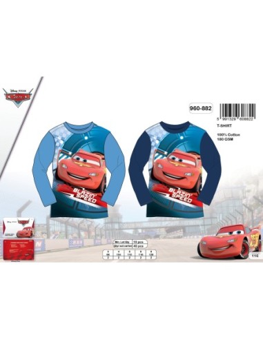 Cars Disney T-shirt manches longues -960-882 - New discount.com