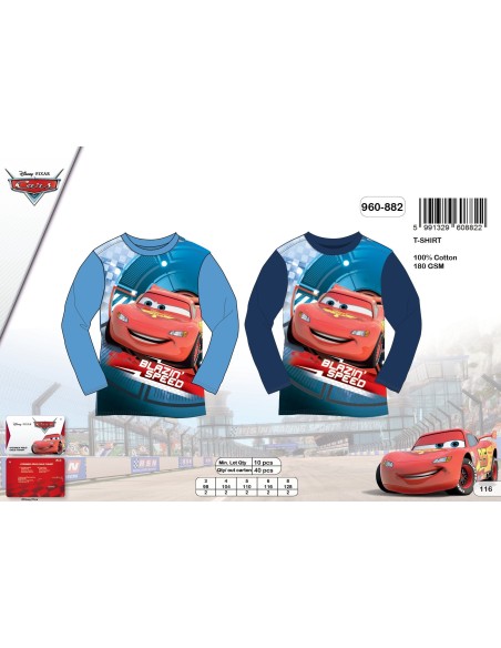 Cars Disney T-shirt manches longues -960-882 - New discount.com