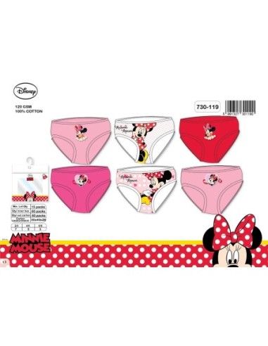 Boite de 3 Culotte Minnie 730-119 - New discount.com