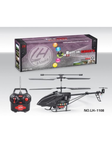Hélicoptère R/C avec caméra 3.5 CHANNEL 43 CM - New discount.com