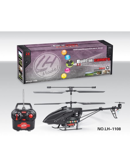 Hélicoptère R/C avec caméra 3.5 CHANNEL 43 CM - New discount.com