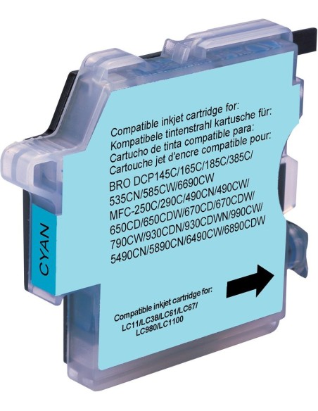 Cartouche compatible Brother - cyan -lc980/1100c - New discount.com