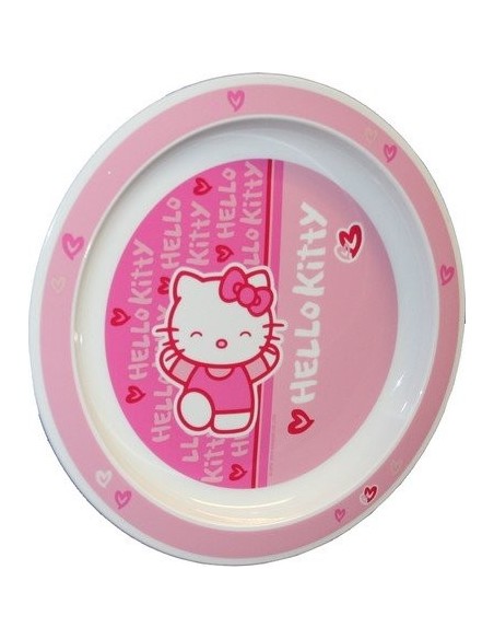 Plato de melamina Hello Kitty -New discount.com