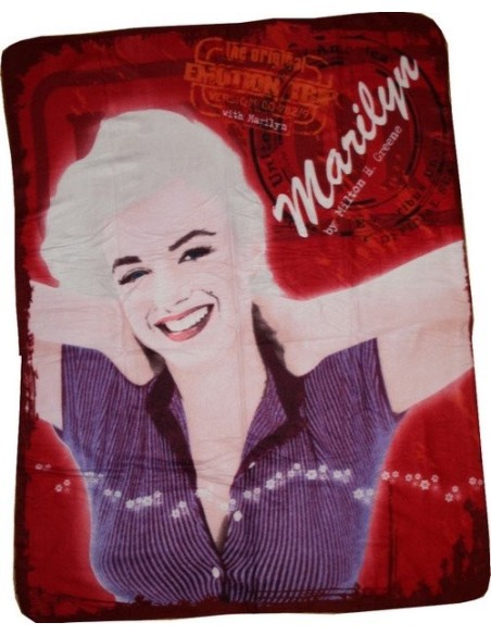 Plaid polaire Marilyn Monroe 125X160 cm - 5100785 - New discount.com
