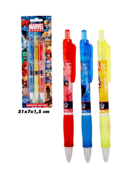Blister de 3 stylos Spiderman - New discount.com