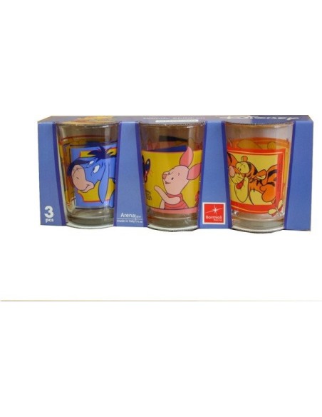 Winnie glass pack of 3, New discount.com, Nouveautés chez new disco...