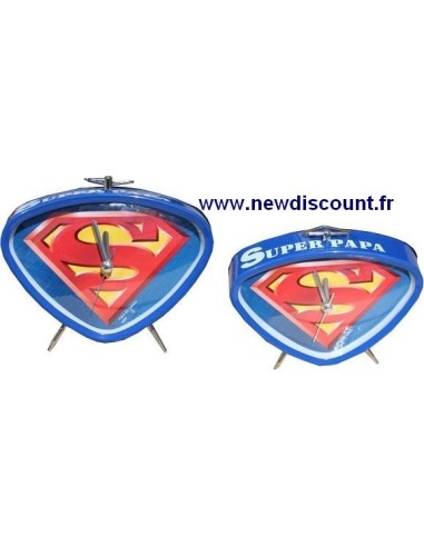 Reloj de alarma de metal superman -New discount.com