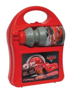Boîte à gouter PVC + Gourde  Cars Disney 2