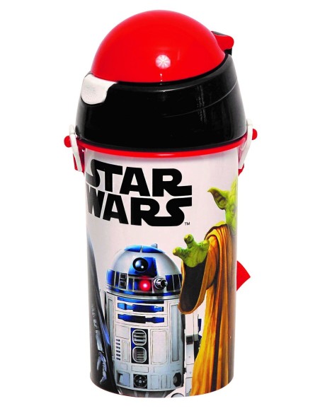 Gourde pop up Star Wars Gourde avec une paille rétractable - New di...