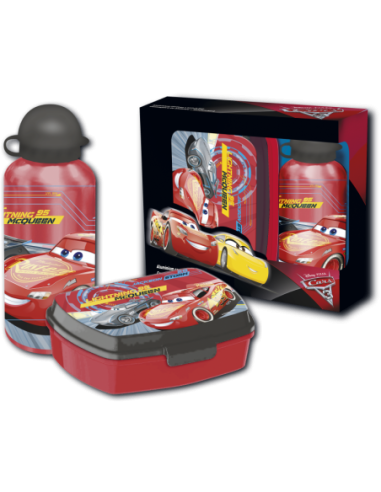 Boîte à goûter PVC + Gourde Cars Disney - New discount.com