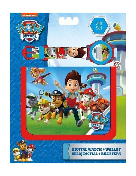 Set portefeuille + montre digitale Pat Patrouille - New discount.com