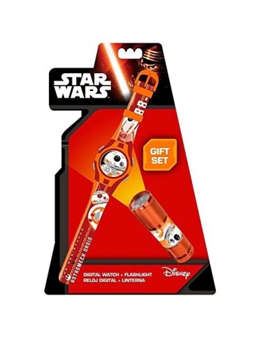 Montre digitale Star Wars BB8 avec lampe de poche - New discount.com