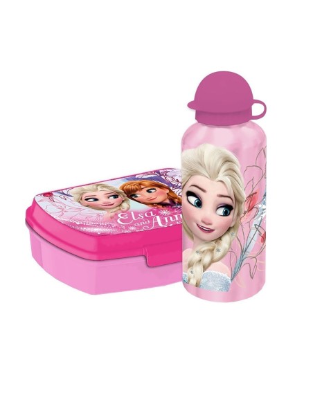 Boîte à gouter PVC + Gourde La Reine des Neiges - New discount.com