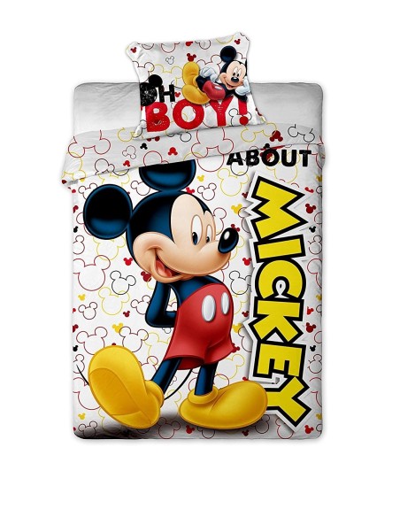 Housse de couette Mickey avec Taie d'oreiller - New discount.com