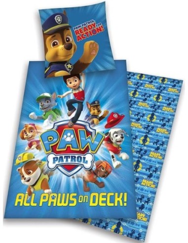 Housse de couette Paw Patrol - 100 % coton - New discount.com