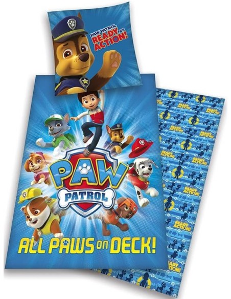 Housse de couette Paw Patrol - 100 % coton - New discount.com