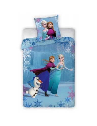 Housse de couette La reine de neiges 140 X 200 cm - New discount.com